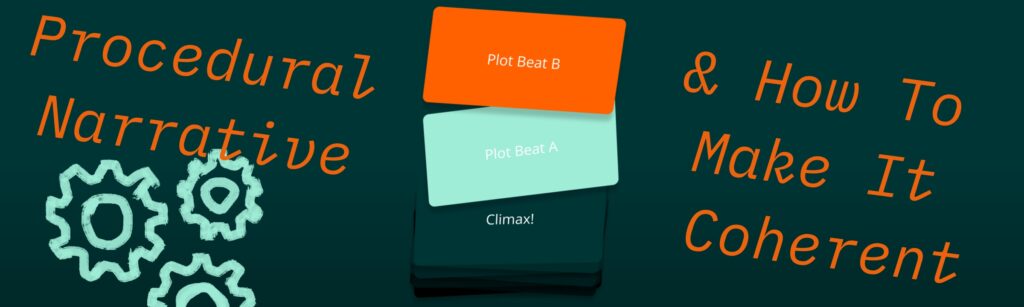 A stack of cards that say Plot Beat C, Plot Beat A and Climax in order.